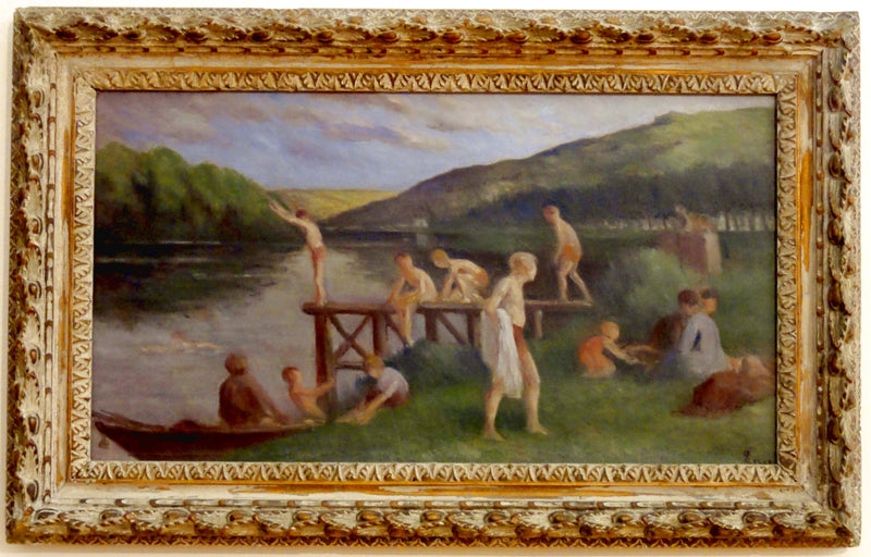 Rolleboise, das Baden - Maximilien Luce