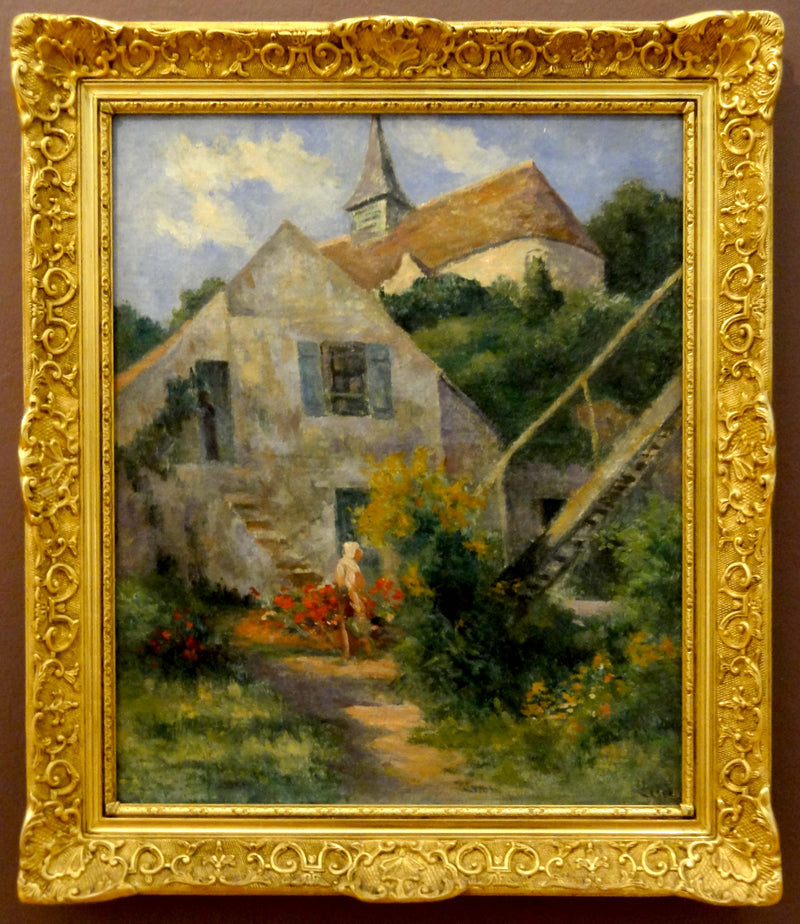 Rolleboise, die Kirche und das Haus des Malers - Maximilien Luce