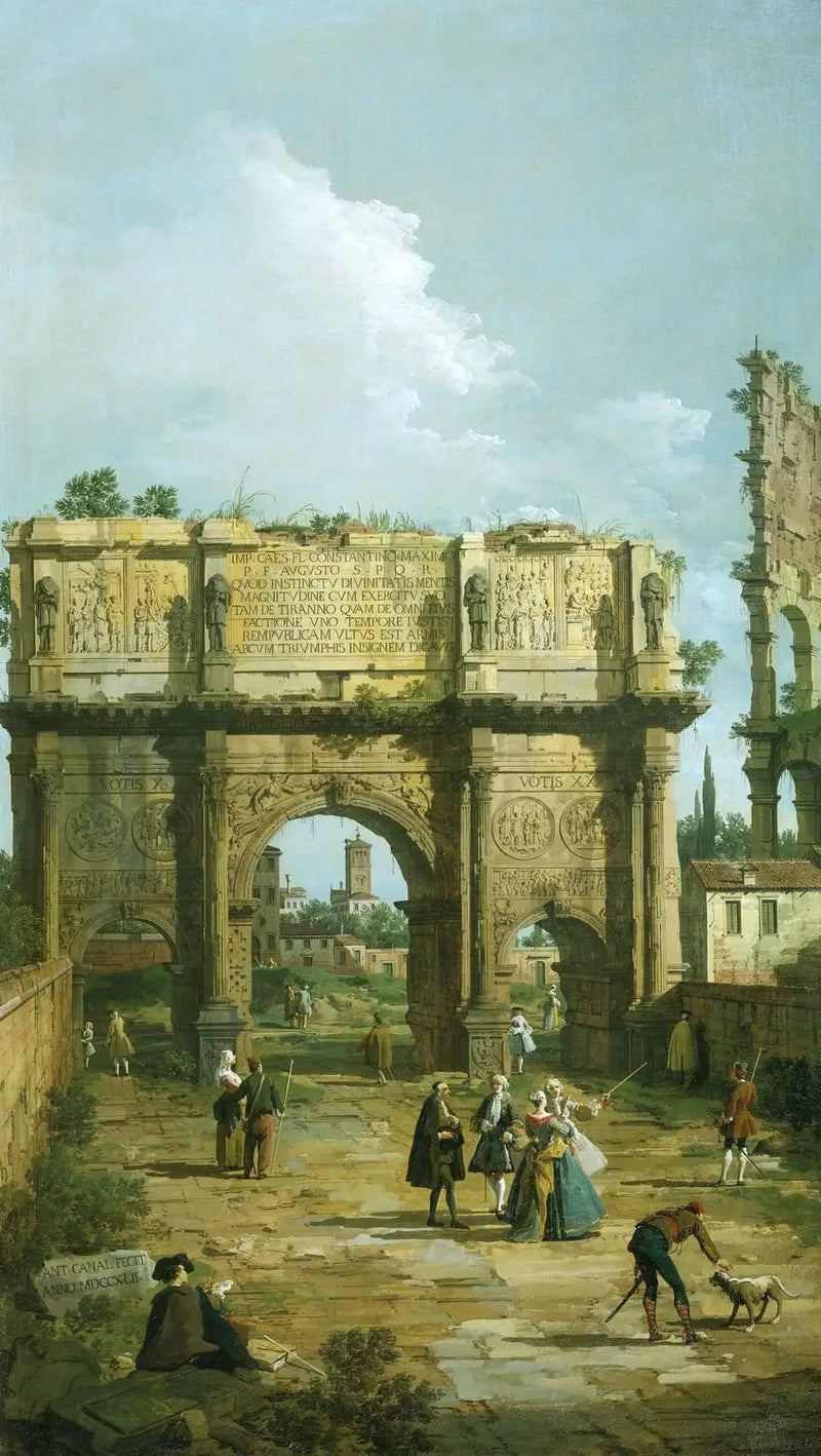 Rom: Der Konstantinsbogen - Canaletto