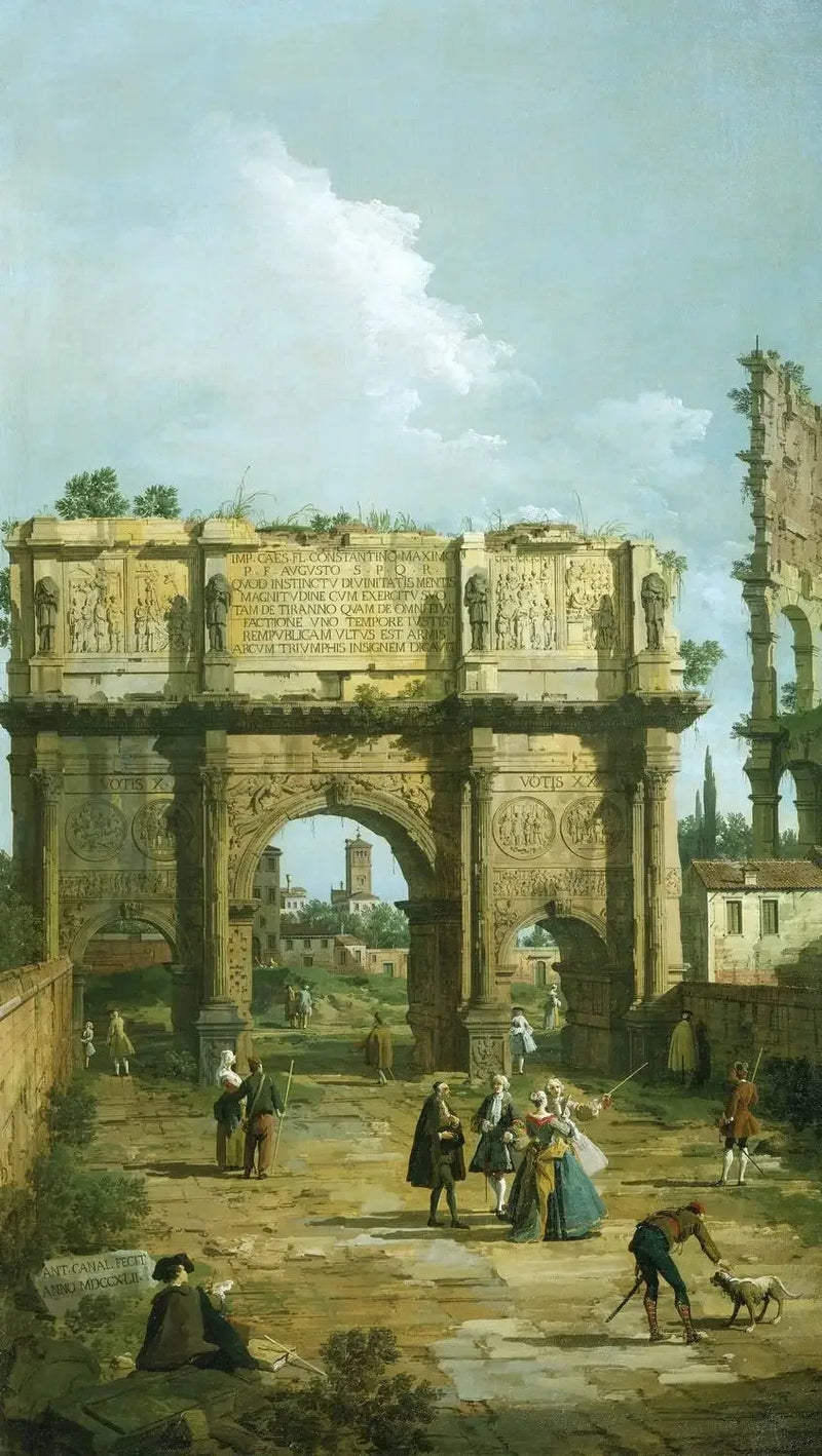 Rom: Der Konstantinsbogen - Canaletto