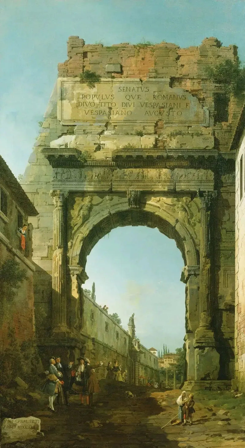Rom : Der Titusbogen - Canaletto