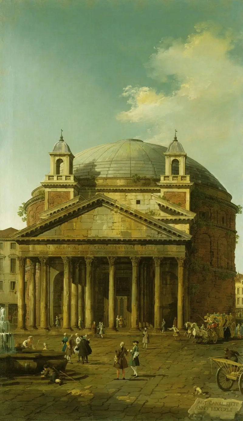 Rom : das Pantheon - Canaletto