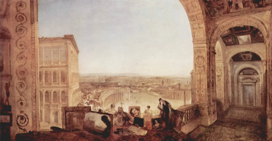 Rom vom Vatikan aus - J. M. W. Turner