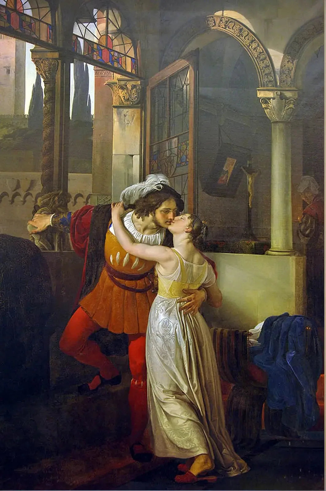 Roméo et Juliette - Francesco Hayez image 2 tableau peint à l’huile sur toile