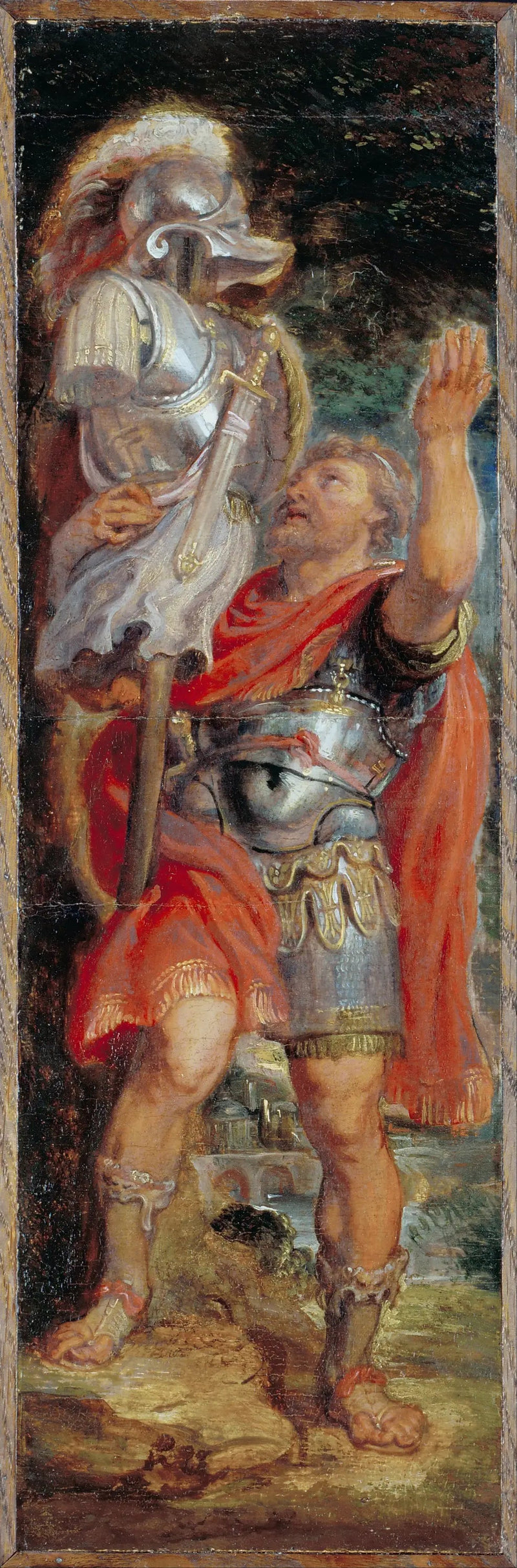 Romulus installiert ein Trophäe - Peter Paul Rubens