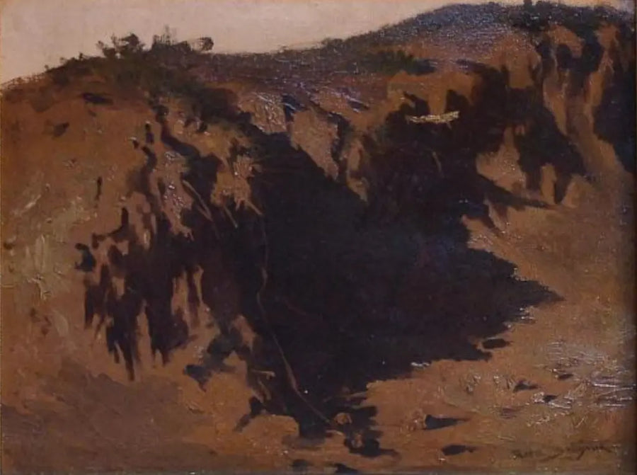 Étude de terrain, peinture de Rosa Bonheur