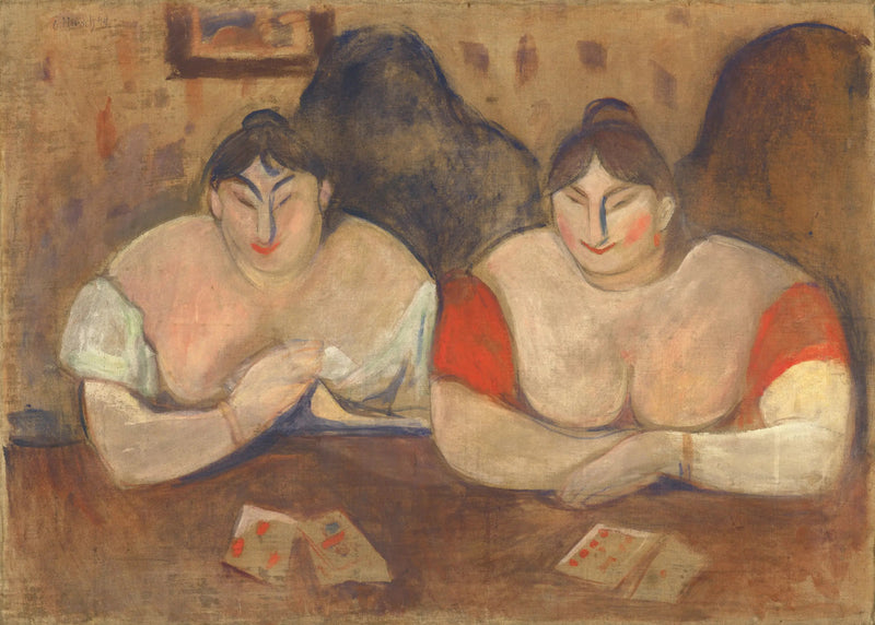 Rosa und Amélie - Edvard Munch