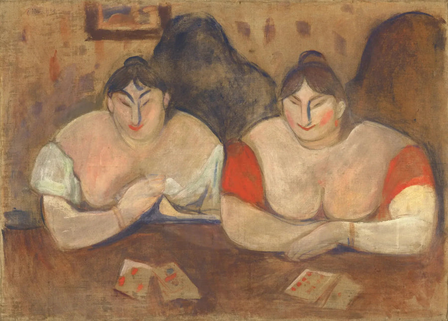 Rosa und Amélie - Edvard Munch