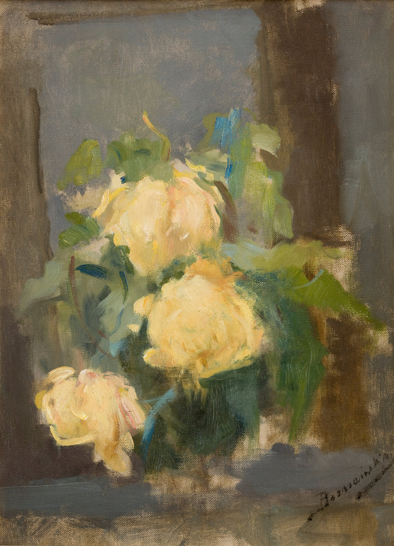 Roses dorées – Olga Boznańska