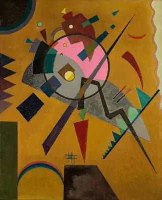 Rose mit Grau - Vassily Kandinsky
