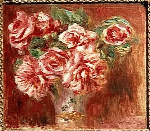 Rosen in einer Vase - Pierre-Auguste Renoir