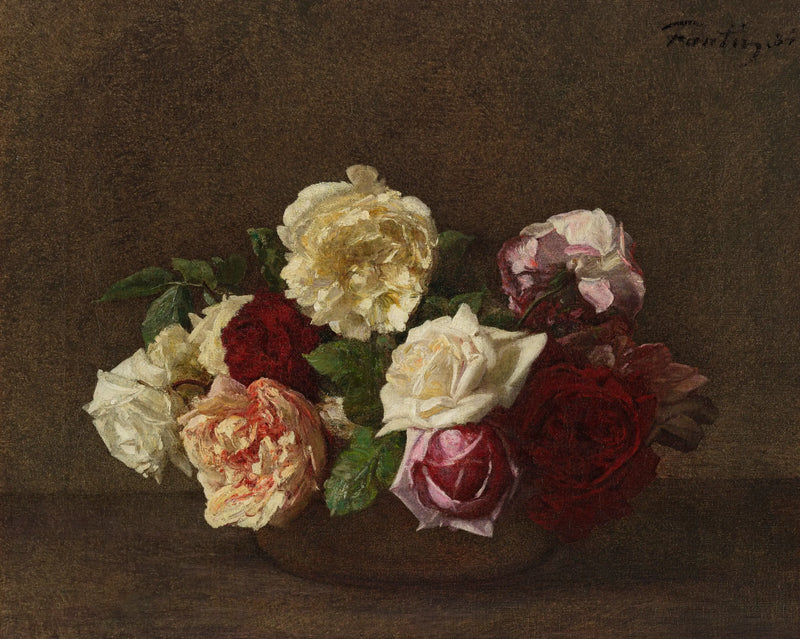 Rosen in einer Schale - Henri Fantin-Latour