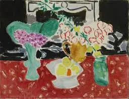 Weihnachtsrosen und Saxifrage - Henri Matisse