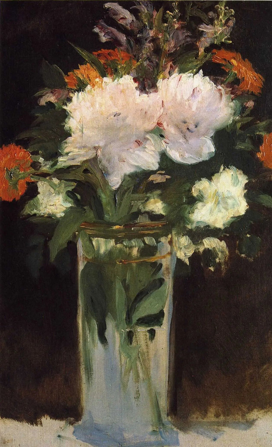 Rosen und Flieder - Édouard Manet