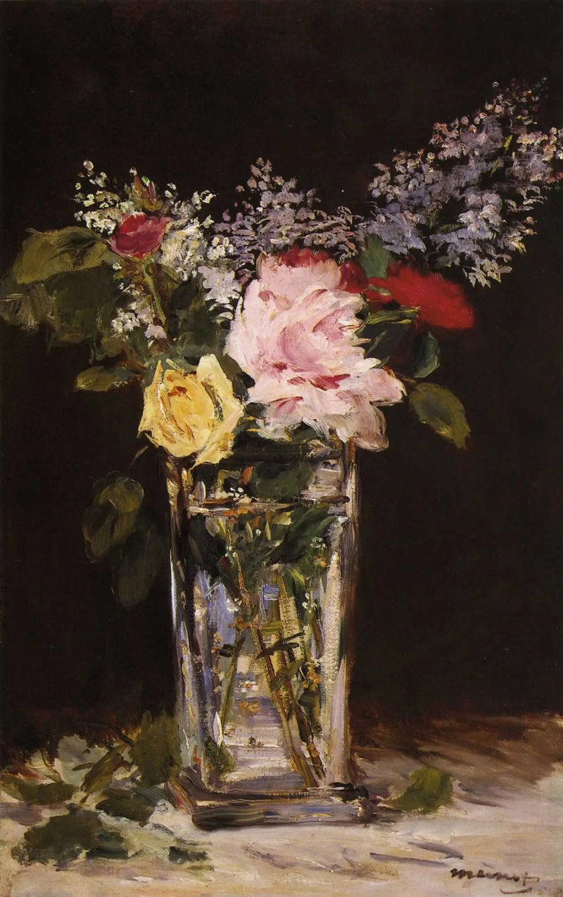 Rosen und Flieder - Édouard Manet