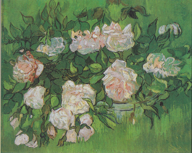 Die rosa Rosen - Vincent van Gogh