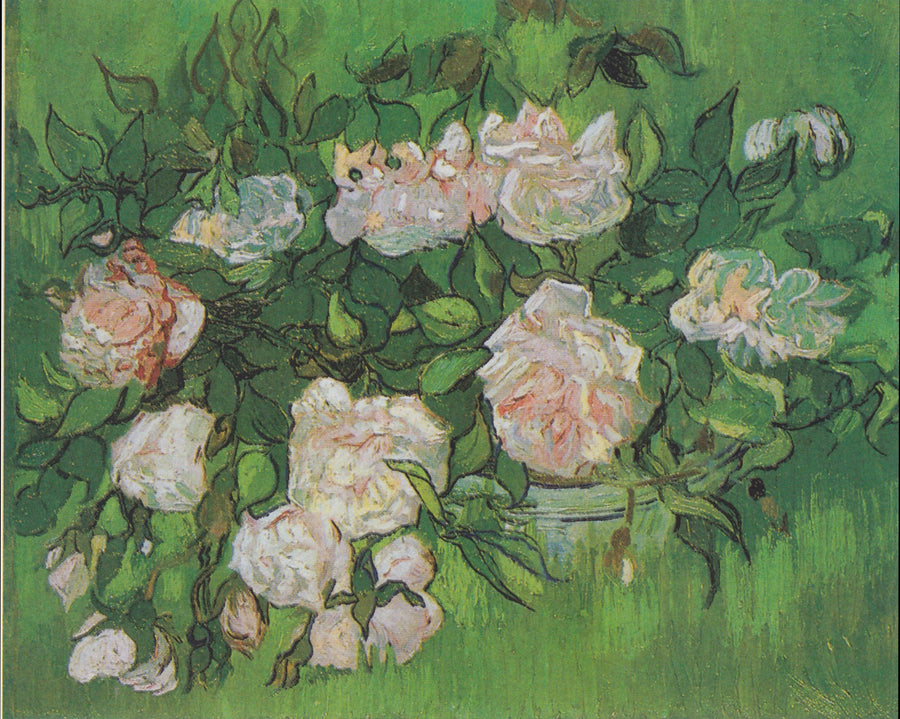 Die rosa Rosen - Vincent van Gogh