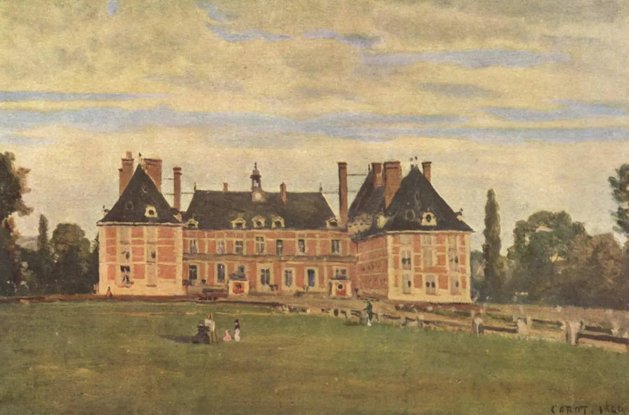 Rosny (Yvelines). Das Schloss der Herzogin von Berry - Jean-Baptiste Camille Corot