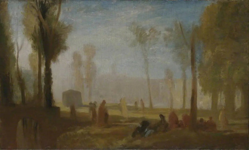 Rouen: Eine Aussicht von der linken Uferseite im Faubourg St-Sever - J. M. W. Turner