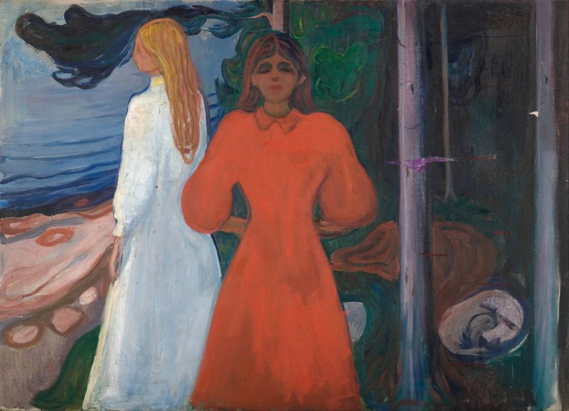Rot und Weiß - Edvard Munch