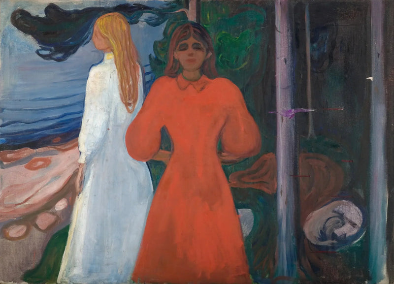 Rot und Weiß - Edvard Munch