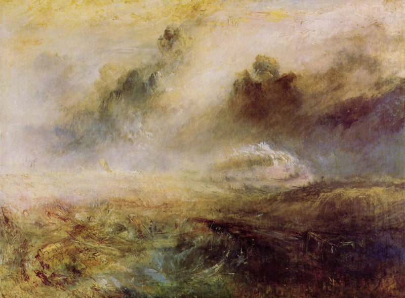 Raue See mit Wrack - J. M. W. Turner