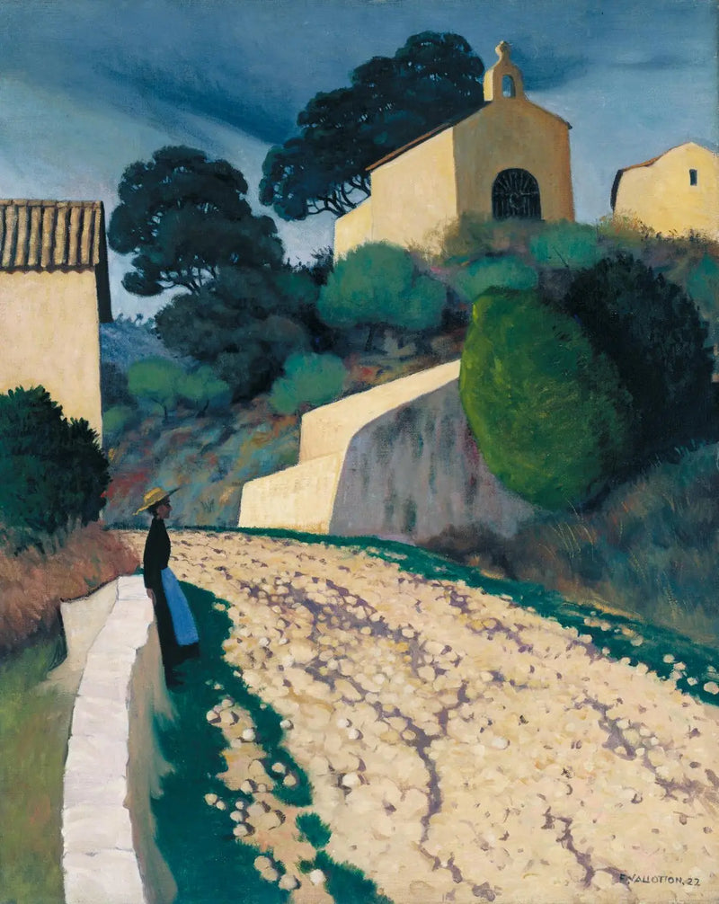 Route nach St Paul (Var) - Félix Vallotton