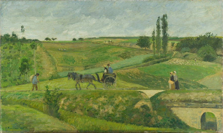 Route von Ennery - Camille Pissarro