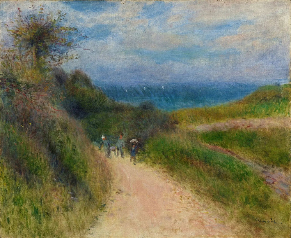 Route de Berneval - Pierre-Auguste Renoir image 1 reproduction artisanale de tableau