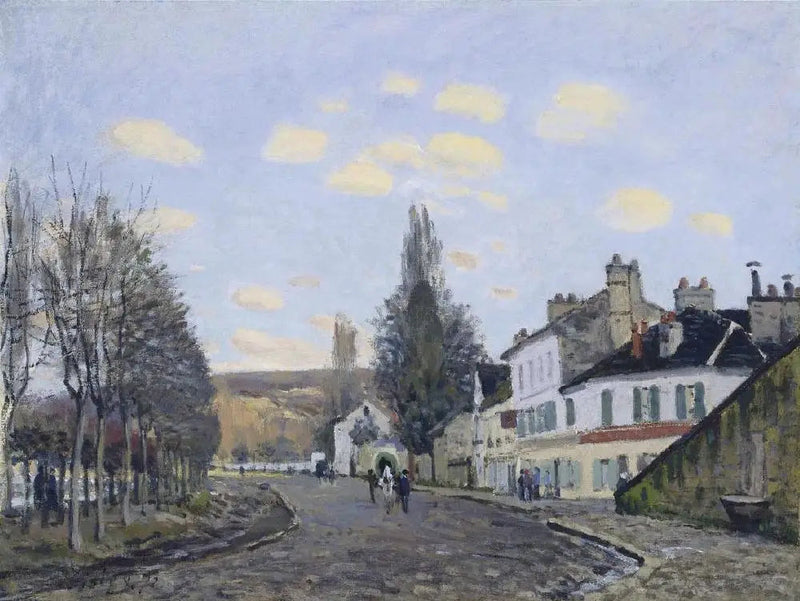 Route von Saint-Germain nach Marly-le-Roi - Alfred Sisley