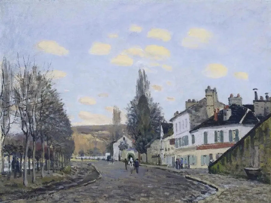 Route von Saint-Germain nach Marly-le-Roi - Alfred Sisley