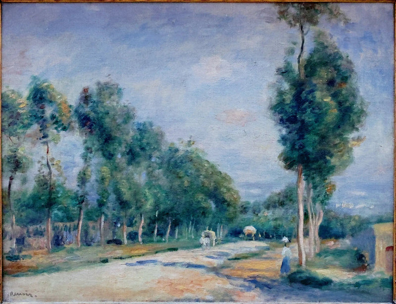 Route von Versailles nach Louveciennes - Pierre-Auguste Renoir