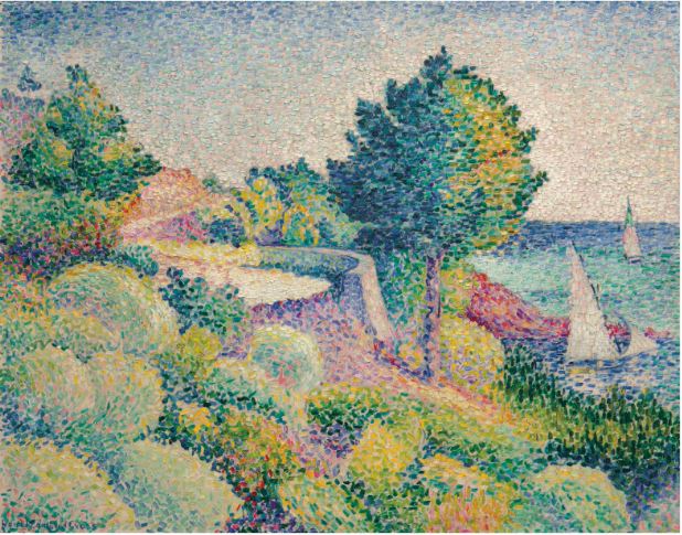 Route du Lavandou nach Saint-Clair - Henri-Edmond Cross