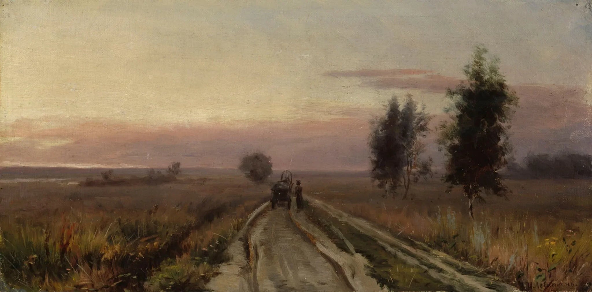 Route du village - Isaac Levitan image 1 reproduction réalisée par Alpha Reproduction
