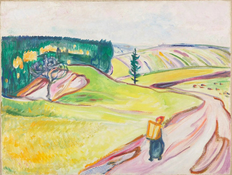 Straße in Thüringen - Edvard Munch