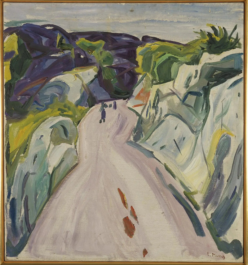 Route nahe Kragerø - Edvard Munch