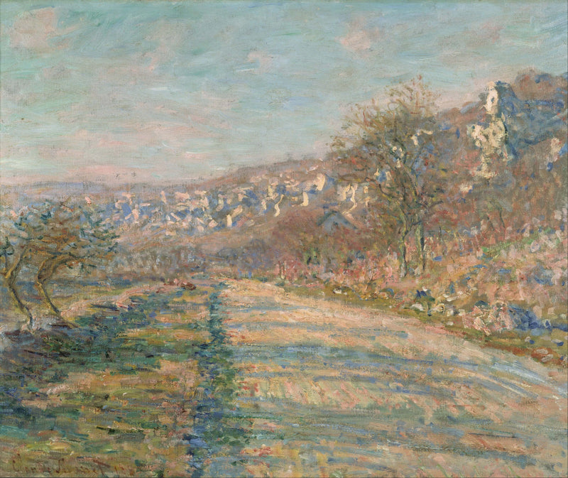 Die Route de La Roche-Guyon W582 - Claude Monet