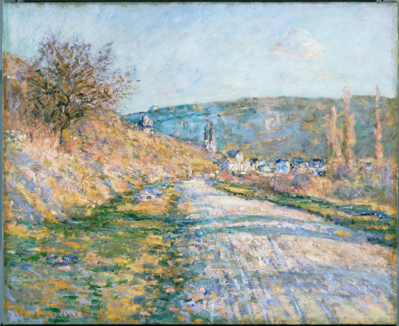 Die Route de Vétheuil W581 - Claude Monet