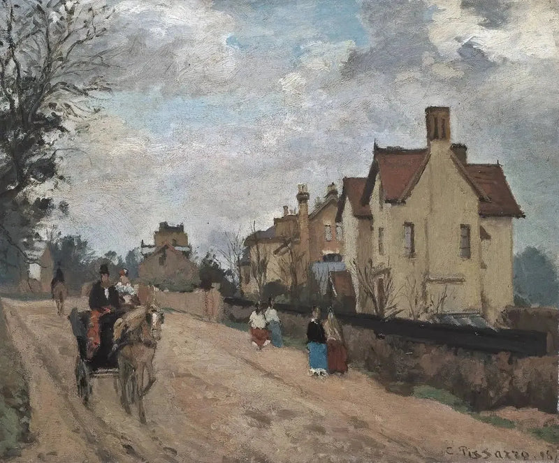 Straße in Upper Norwood - Camille Pissarro