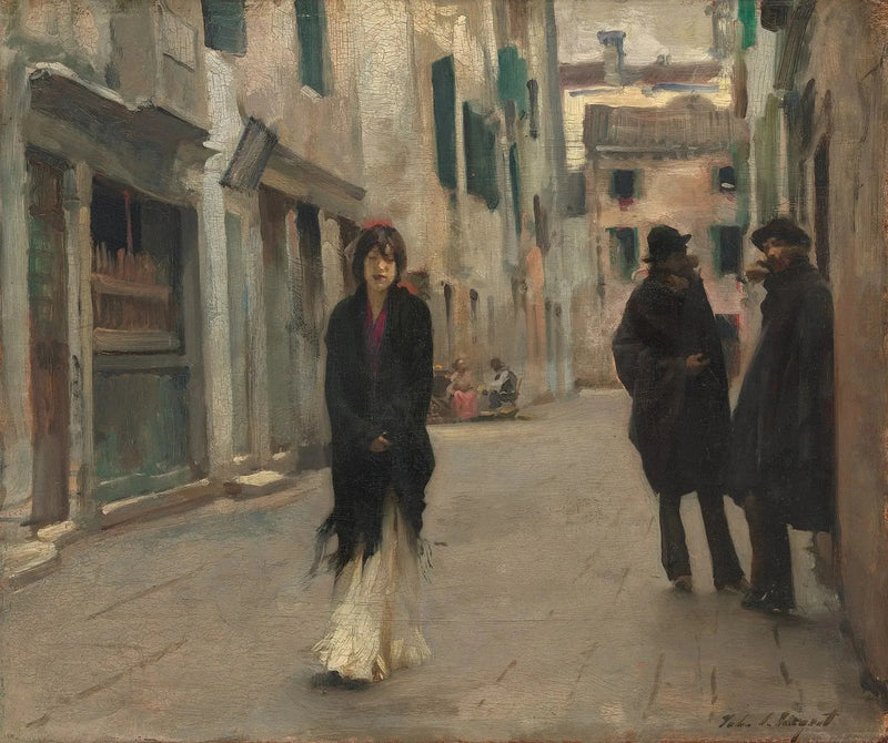 Straße in Venedig - John Singer Sargent