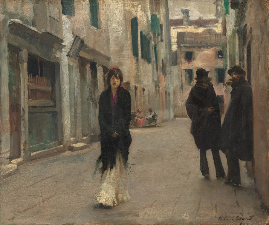 Straße in Venedig - John Singer Sargent