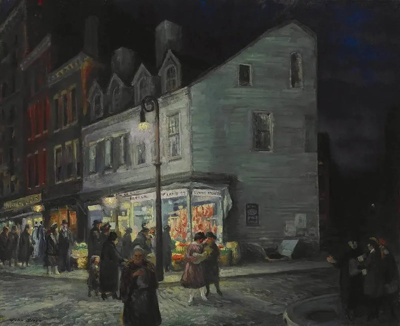 Bleecker Straße, Samstagabend - John Sloan