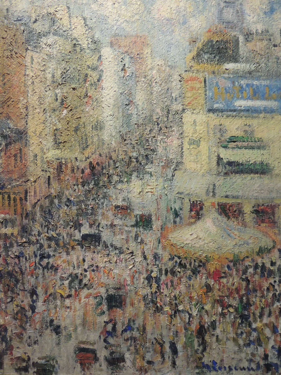 Rue Clignancourt in Paris, den 14. Juli 1926 - Gustave Loiseau