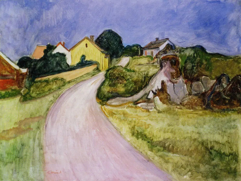 Straße von Åsgårdstrand - Edvard Munch