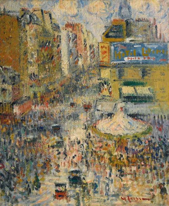 RUE DE CLIGNANCOURT, SONNE, DER VIERZEHNTE JULI - Gustave Loiseau
