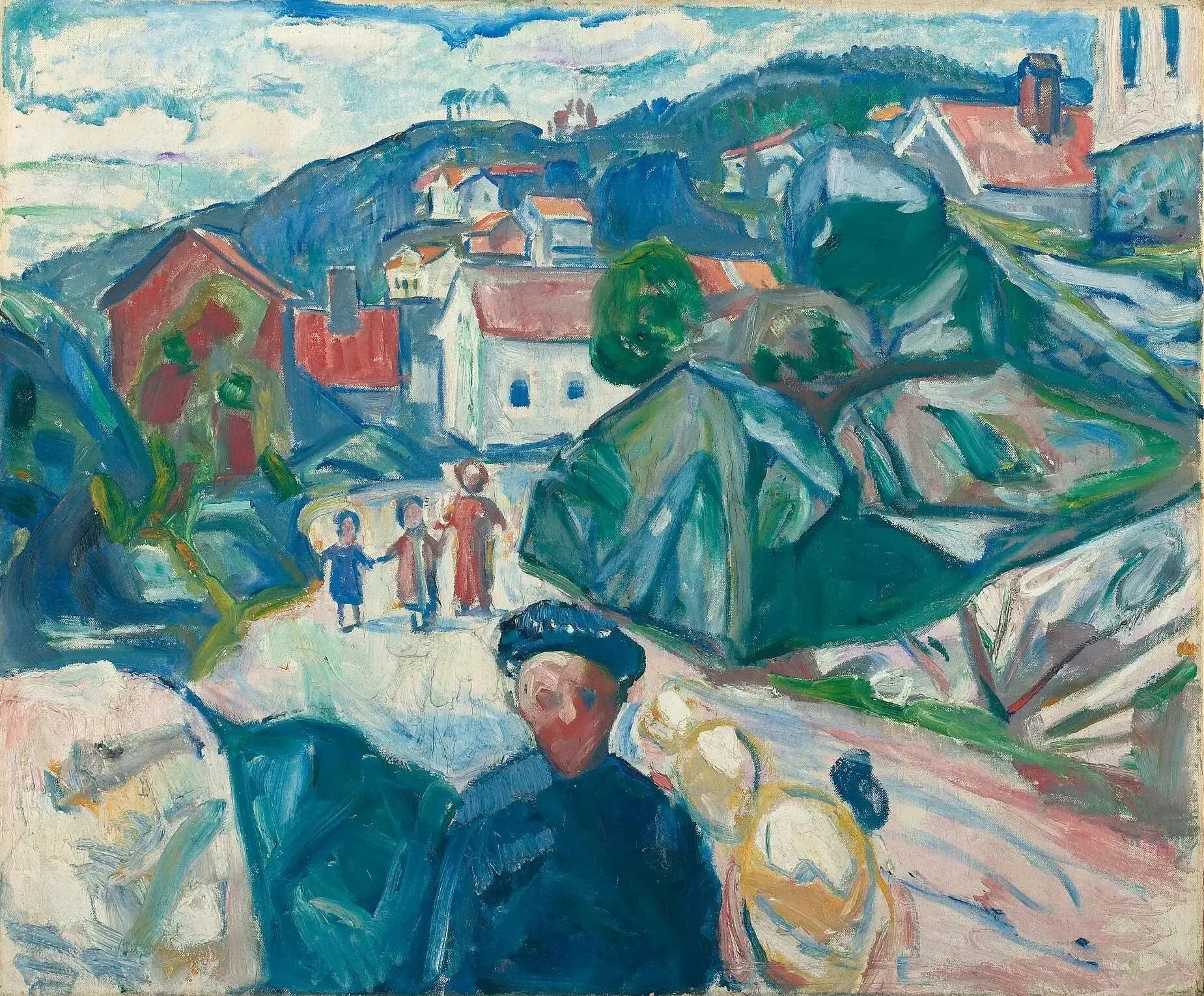 rue de Kragerø - Edvard Munch image 1 tableau peint à l’huile sur toile