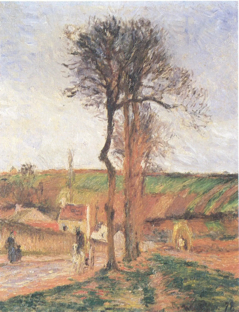 Rue de l'Hermitage und Côte des Mathurins, Pontoise - Camille Pissarro