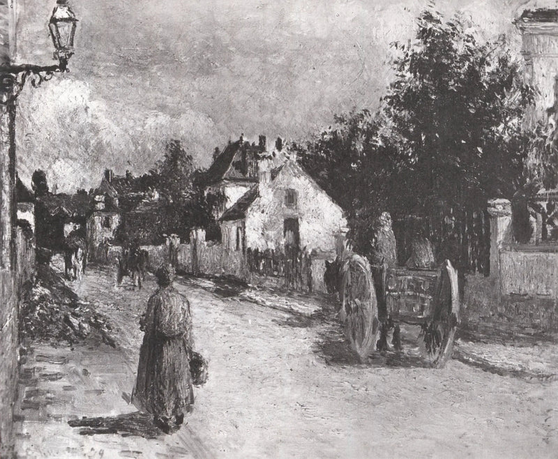 Rue de l'Hermitage, Pontoise (1879) - Camille Pissarro