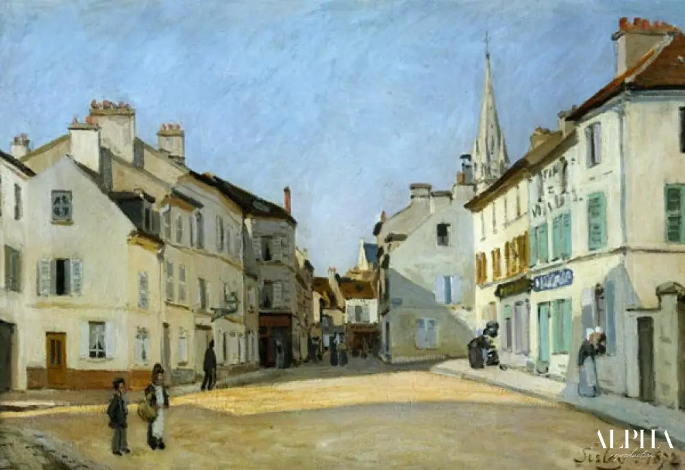 Rue de la Chaussee à Argenteuil - Van Gogh - Reproductions de tableaux et peintures haut de gamme