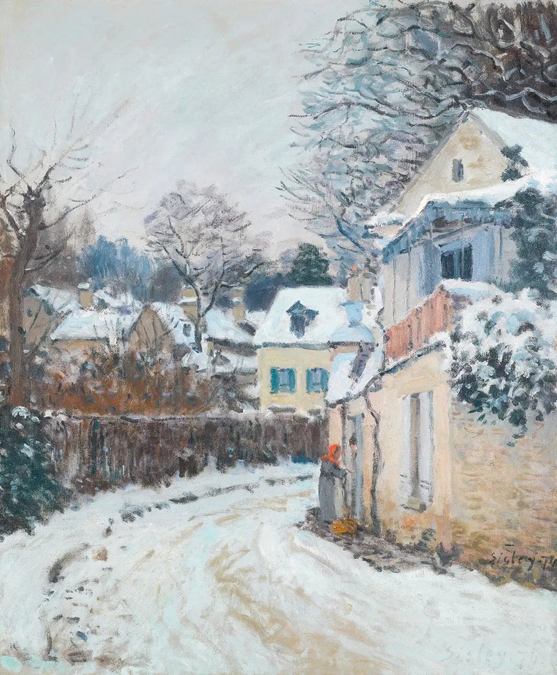 Prinzessinnenstraße, Winter - Alfred Sisley